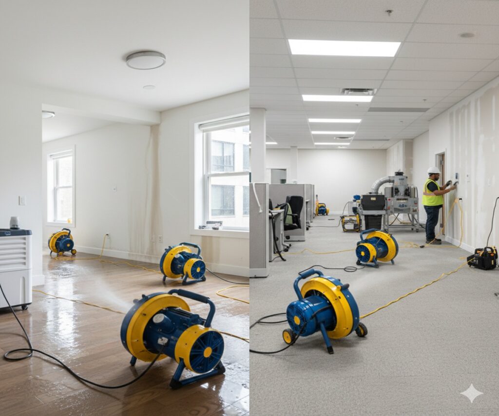 Commercial and Residential Water Damage Restoration
